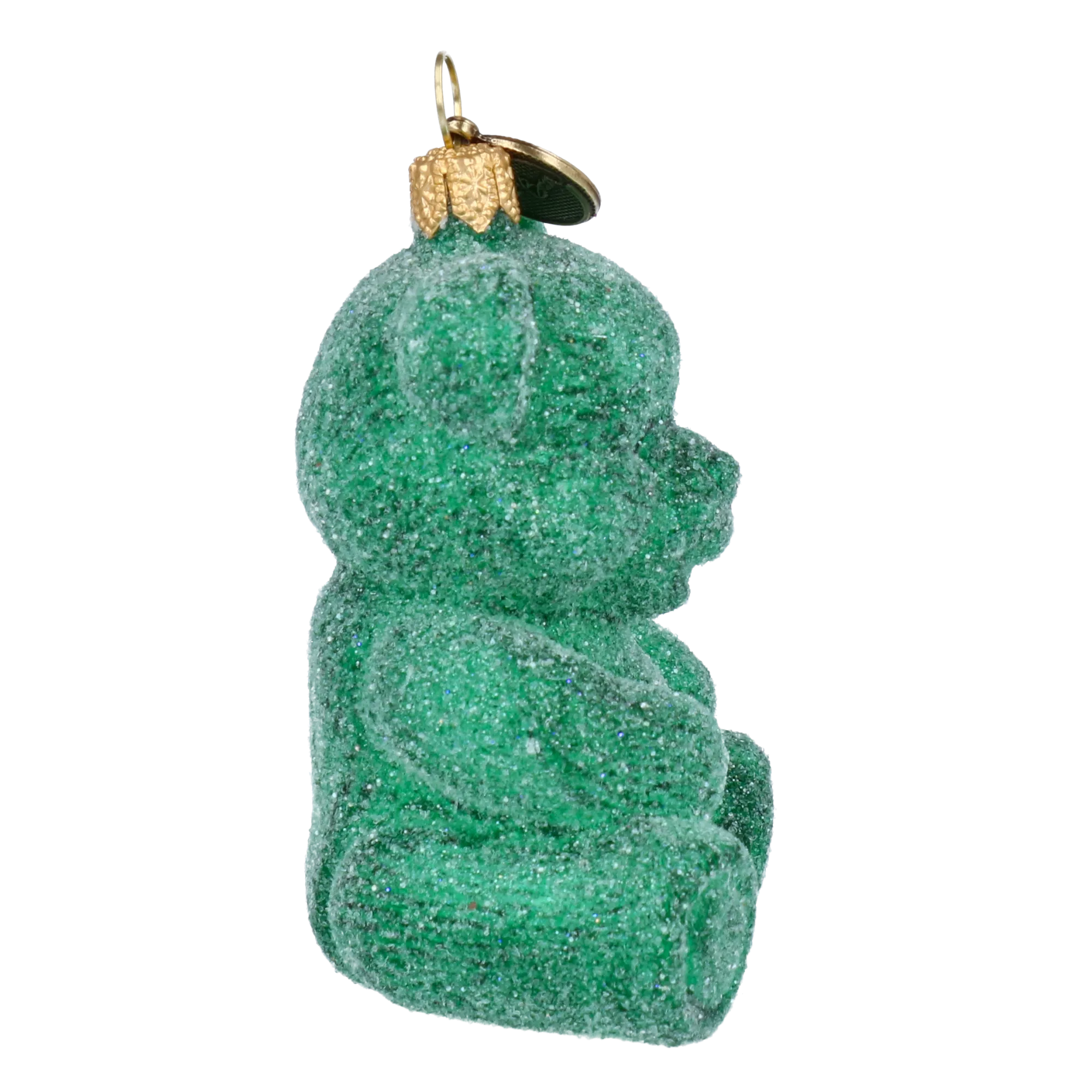 Emerald Gummy Bear Premium christmas glass ornament 2024-121