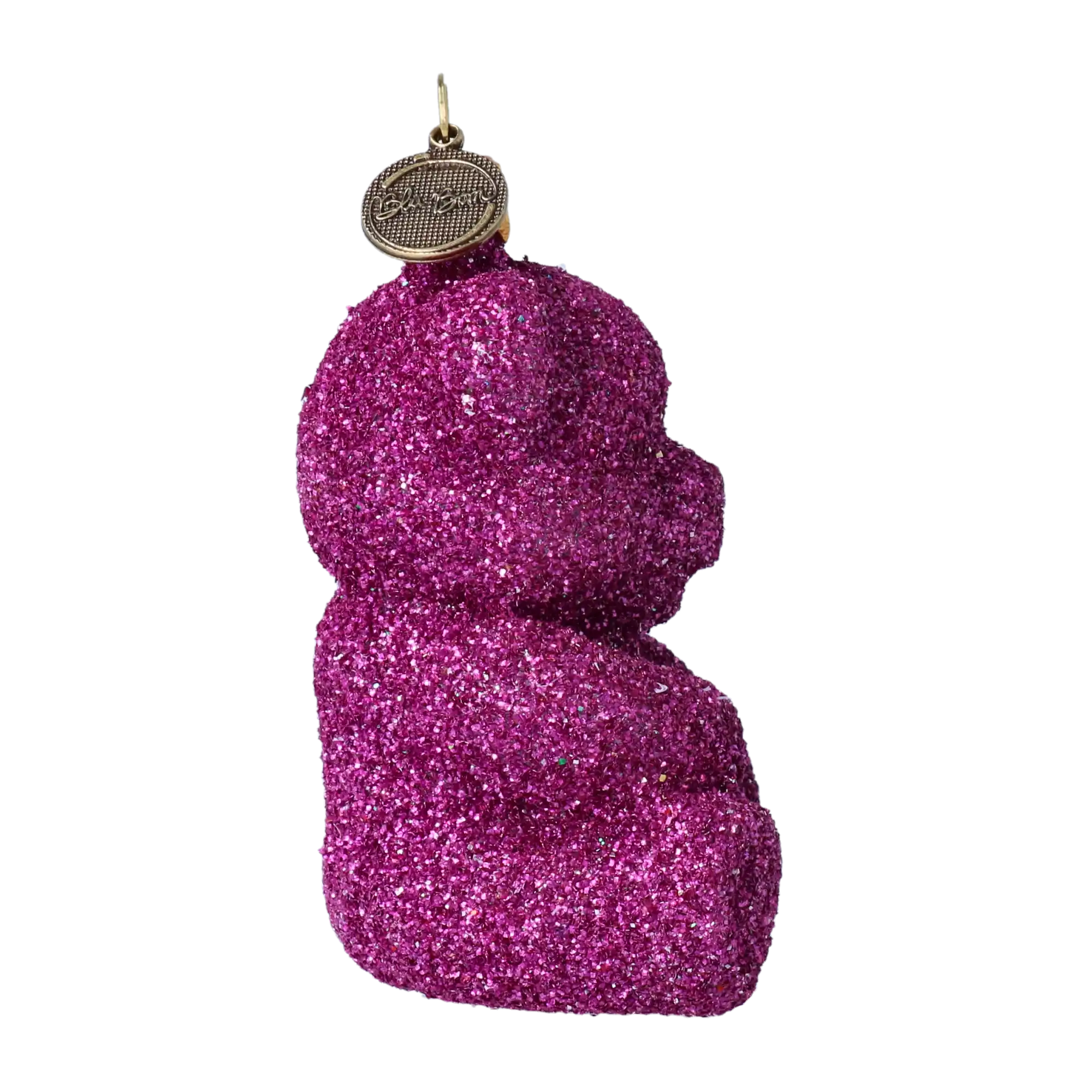 Żelek Miś Purpurowy Szklana Ozdoba