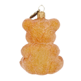 Załaduj obraz do przeglądarki galerii, Sugared Amber Gummy Bear Premium christmas glass ornament 2024-128
