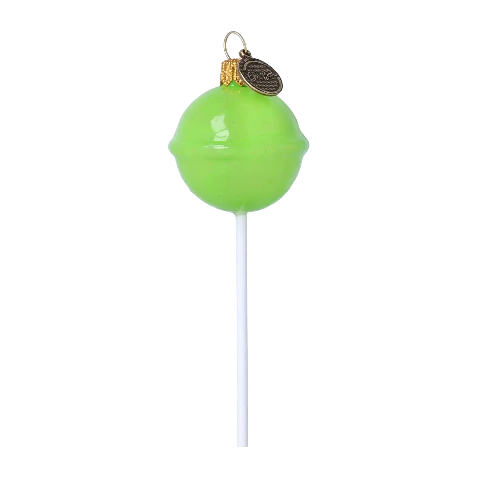 Cukierek Lizak Zielony Szklana Ozdoba