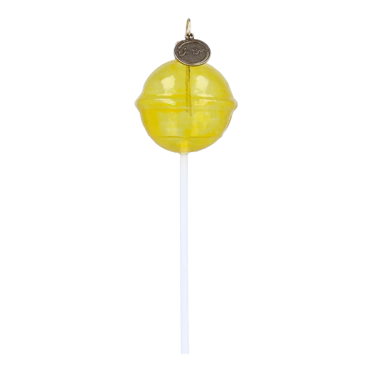 Cytrynowy Lizak Szklana Ozdoba Słodki smakołyk
