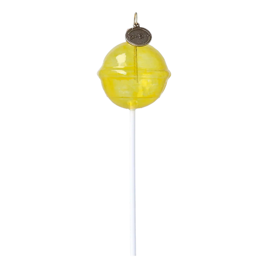 Cytrynowy Lizak Szklana Ozdoba Słodki smakołyk