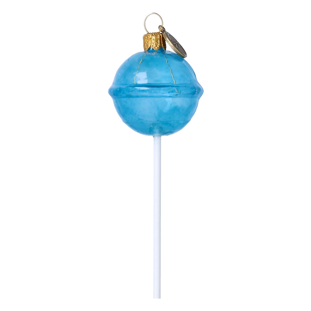 Azure Nectar | Hand-Painted Glass Ornament | Blubom 2024-136