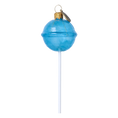 Załaduj obraz do przeglądarki galerii, Blue Lollipop on a Stick. Handmade Glass Christmas ornament. 2024-136
