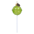 Load image into Gallery viewer, Christmas Lollipop. Handmade Glass Christmas ornament. 2024-137
