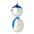 Załaduj obraz do przeglądarki galerii, Vintage Snowman. Handmade Glass Christmas ornament. 2024-170
