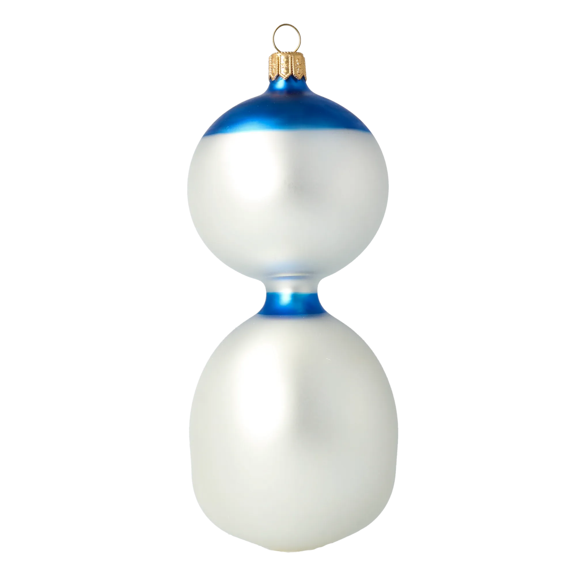 Vintage Snowman. Handmade Glass Christmas ornament. 2024-170