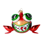 Giddy Reef Scavenger | Hand-Painted Glass Ornament | Blubom 2024-180
