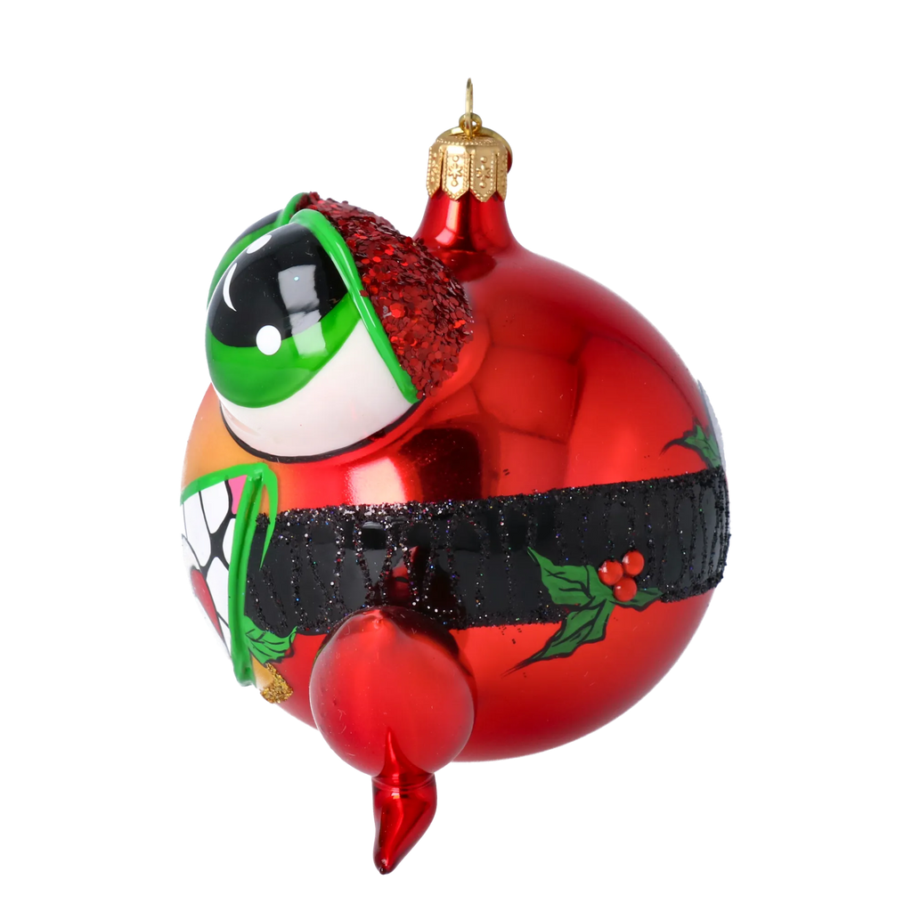 Giddy Reef Scavenger | Hand-Painted Glass Ornament | Blubom 2024-180