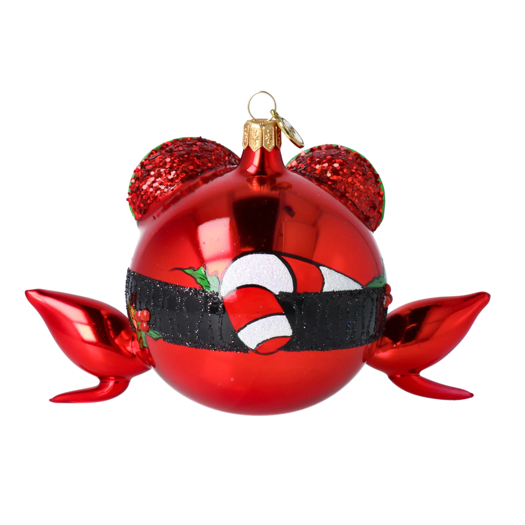 Giddy Reef Scavenger | Hand-Painted Glass Ornament | Blubom 2024-180
