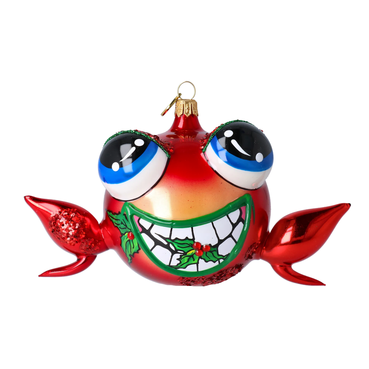 Mischievous Mariner | Hand-Painted Glass Ornament | Blubom 2024-181