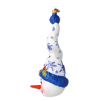 Mirthful Winding Frost | Hand-Painted Glass Ornament | Blubom 2024-182