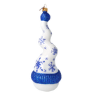 Mirthful Winding Frost | Hand-Painted Glass Ornament | Blubom 2024-182