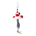 Load image into Gallery viewer, Twisted Toadstool Dream Mushroom  Handmade Glass Christmas ornament 2024-184
