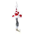 Scarlet Hearth Ascent | Hand-Painted Glass Ornament | Blubom 2024-184