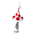 Load image into Gallery viewer, Twisted Toadstool Dream Mushroom  Handmade Glass Christmas ornament 2024-184
