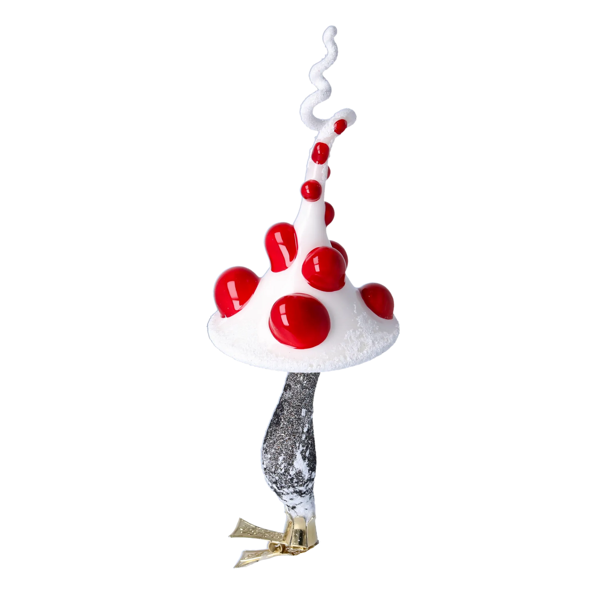 Scarlet Hearth Ascent | Hand-Painted Glass Ornament | Blubom 2024-184