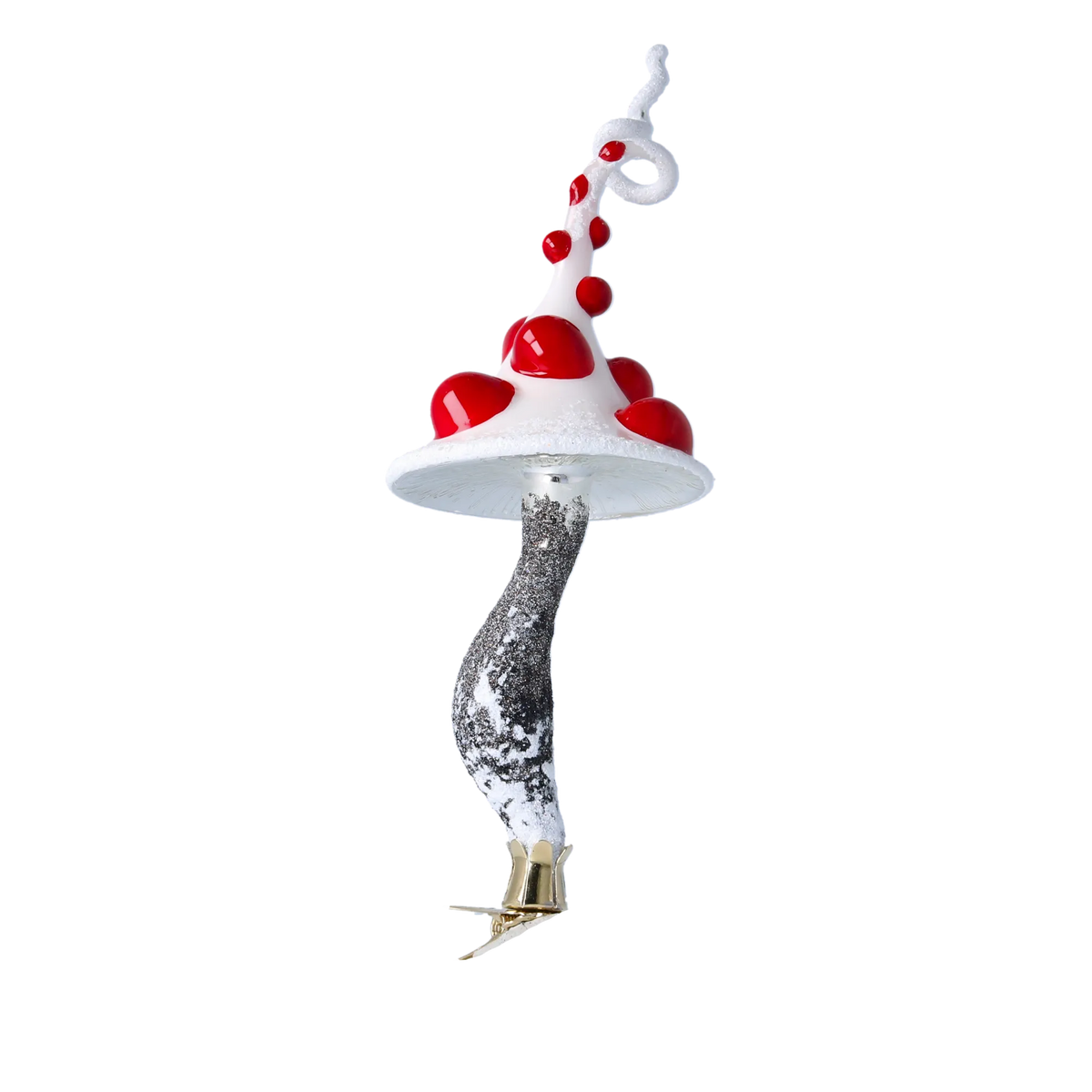 Scarlet Hearth Ascent | Hand-Painted Glass Ornament | Blubom 2024-184