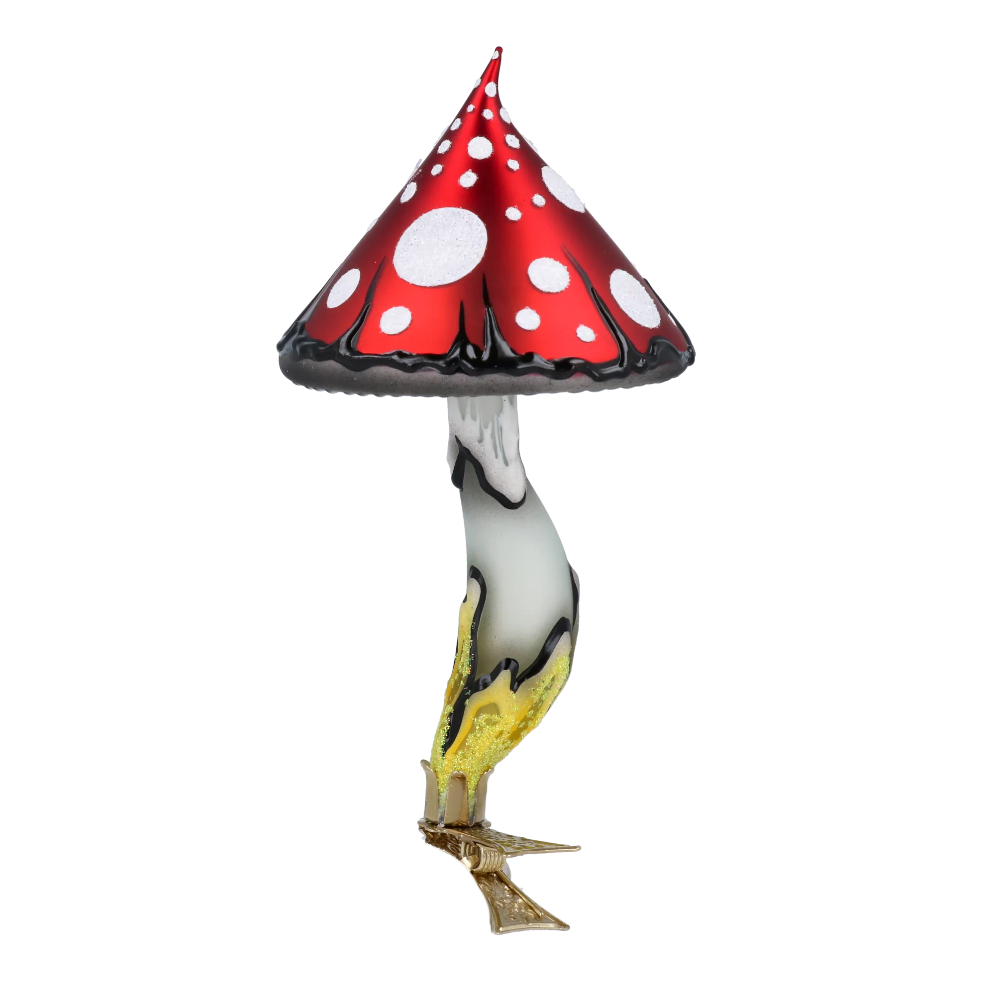 Scarlet Spotted Amanita Premium christmas glass ornament 2024-187