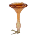 Załaduj obraz do przeglądarki galerii, Amber Woodland Mushroom Premium christmas glass ornament 2024-188
