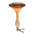 Załaduj obraz do przeglądarki galerii, Amber Woodland Mushroom Premium christmas glass ornament 2024-188

