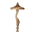 Load image into Gallery viewer, Gilded Champagne Mushroom Premium christmas glass ornament 2024-189
