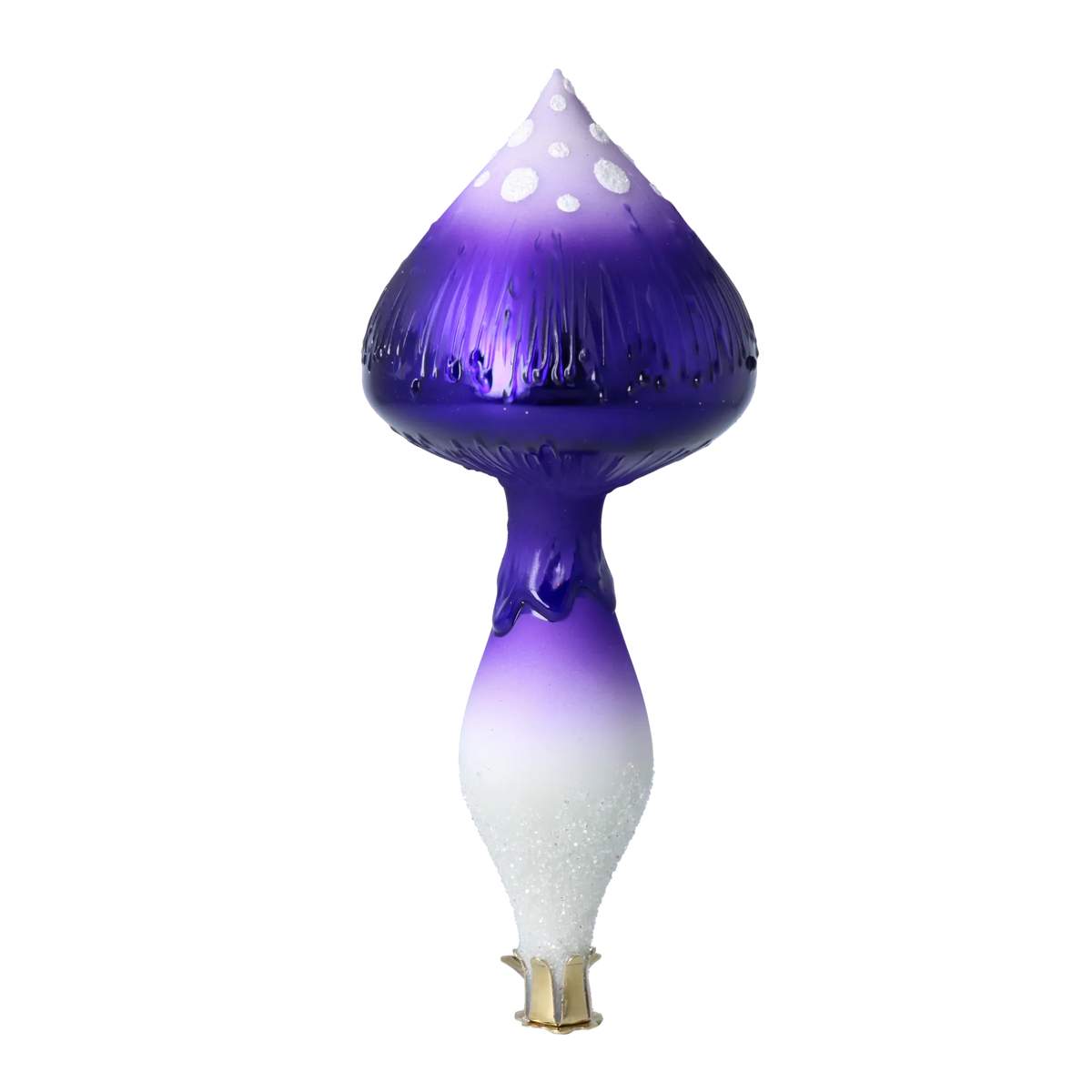 Violet Sentry | Hand-Painted Glass Ornament | Blubom 2024-192