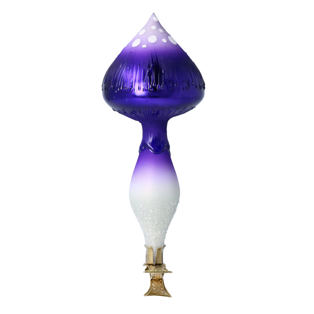 Violet Sentry | Hand-Painted Glass Ornament | Blubom 2024-192