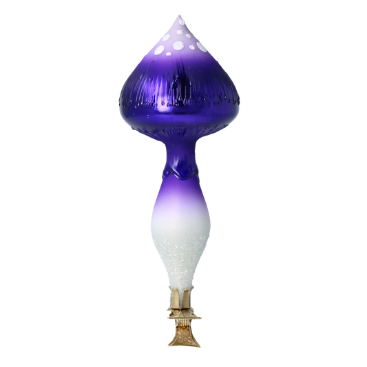 Amethyst Forest Toadstool Premium christmas glass ornament 2024-192