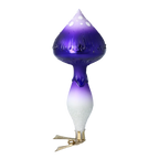 Violet Sentry | Hand-Painted Glass Ornament | Blubom 2024-192