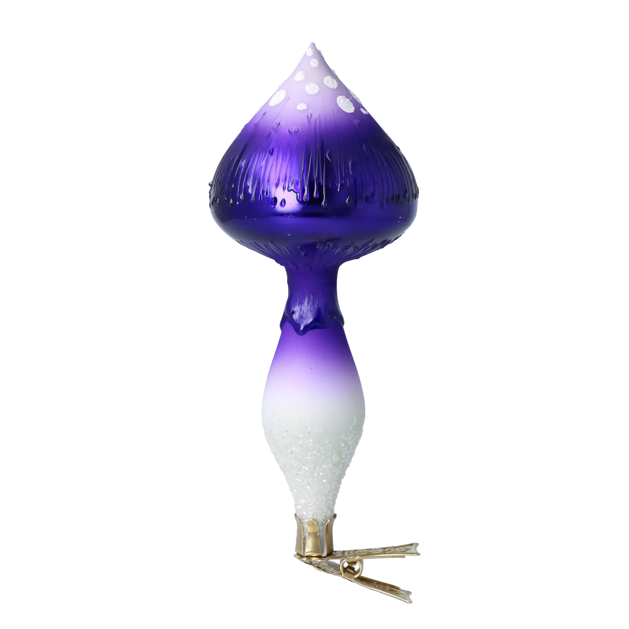 Amethyst Forest Toadstool Premium christmas glass ornament 2024-192