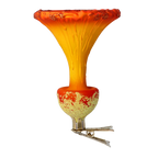 Saffron Chanterelle | Hand-Painted Glass Ornament | Blubom 2024-193