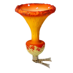 Saffron Chanterelle | Hand-Painted Glass Ornament | Blubom 2024-193