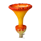 Saffron Chanterelle | Hand-Painted Glass Ornament | Blubom 2024-193
