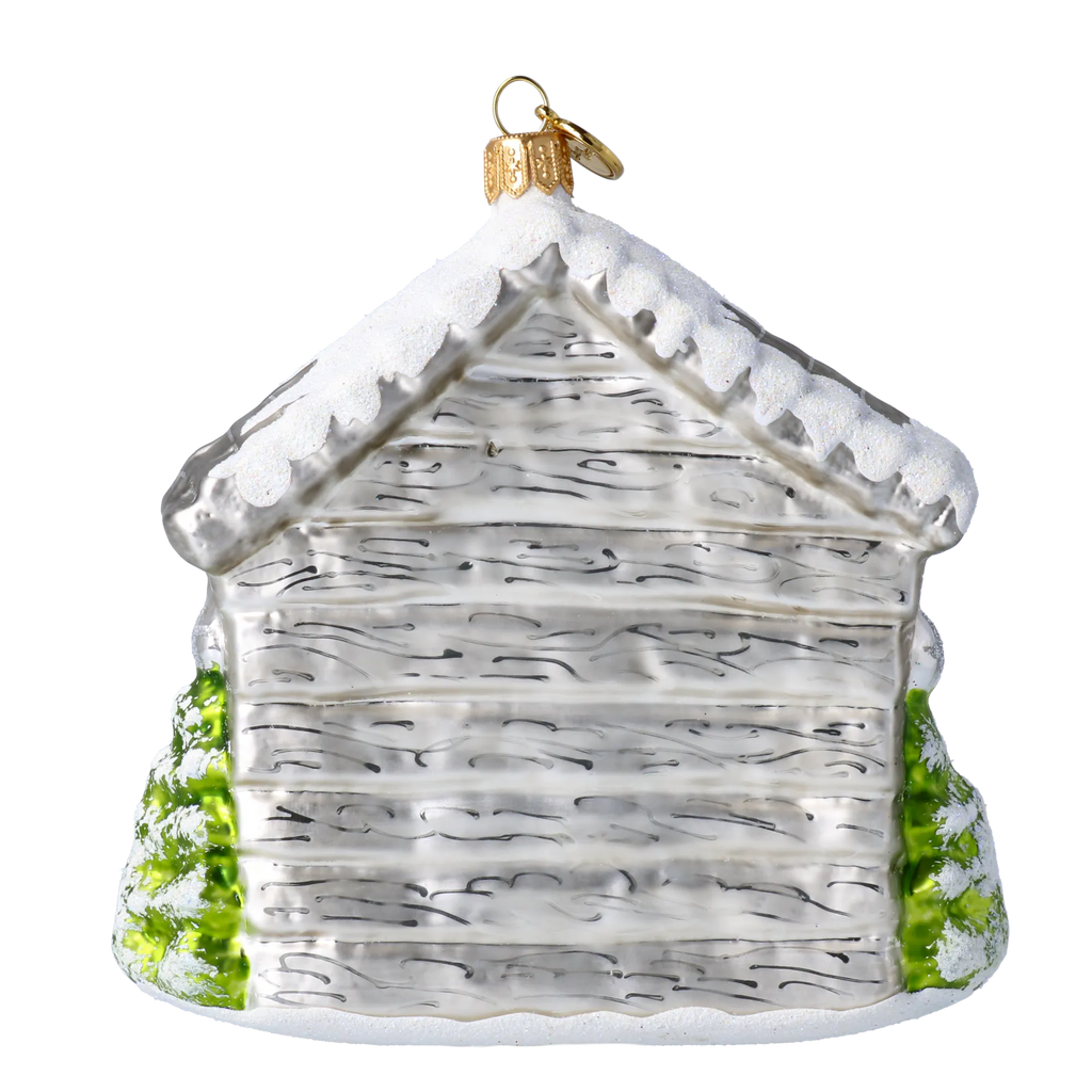 Hallowed Starlit Refuge | Hand-Painted Glass Ornament | Blubom 2024-196