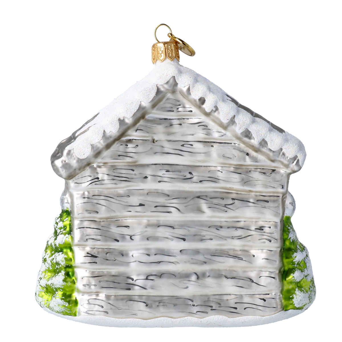 Hallowed Starlit Refuge | Hand-Painted Glass Ornament | Blubom 2024-196