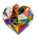Gilded Cathedral Pulse | Hand-Painted Glass Ornament | Blubom 2024-197