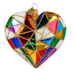 Gilded Cathedral Pulse | Hand-Painted Glass Ornament | Blubom 2024-197