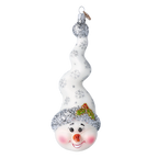 Jovial Frost Spire | Hand-Painted Glass Ornament | Blubom 2024-198