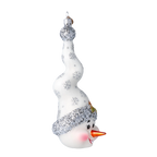 Jovial Frost Spire | Hand-Painted Glass Ornament | Blubom 2024-198