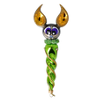 Załaduj obraz do przeglądarki galerii, Bat -Green Claw. Handmade Glass Christmas ornament. 2024-224
