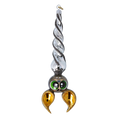 Nocturnal Gilded Seer | Hand-Painted Glass Ornament | Blubom 2024-225