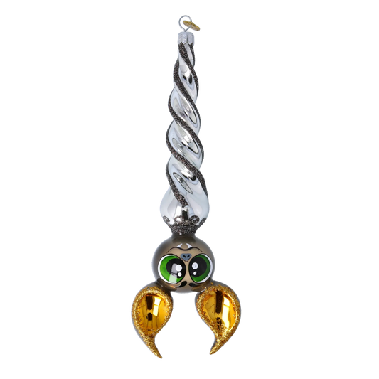 Count Batisto - Handmade Glass Christmas ornament free blowing bat 2024-225