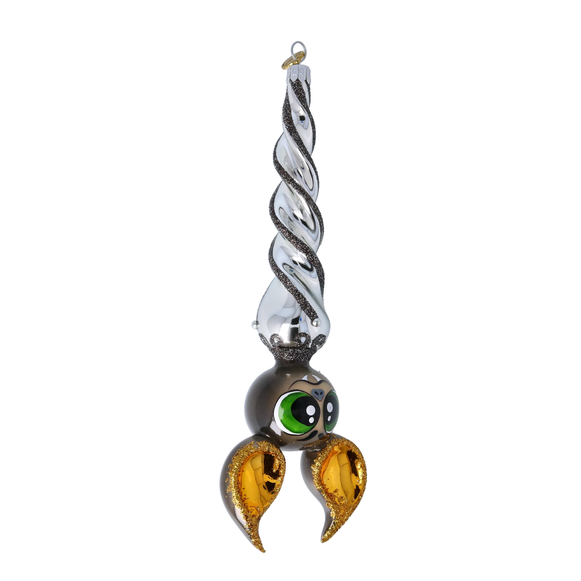 Count Batisto - Handmade Glass Christmas ornament free blowing bat 2024-225