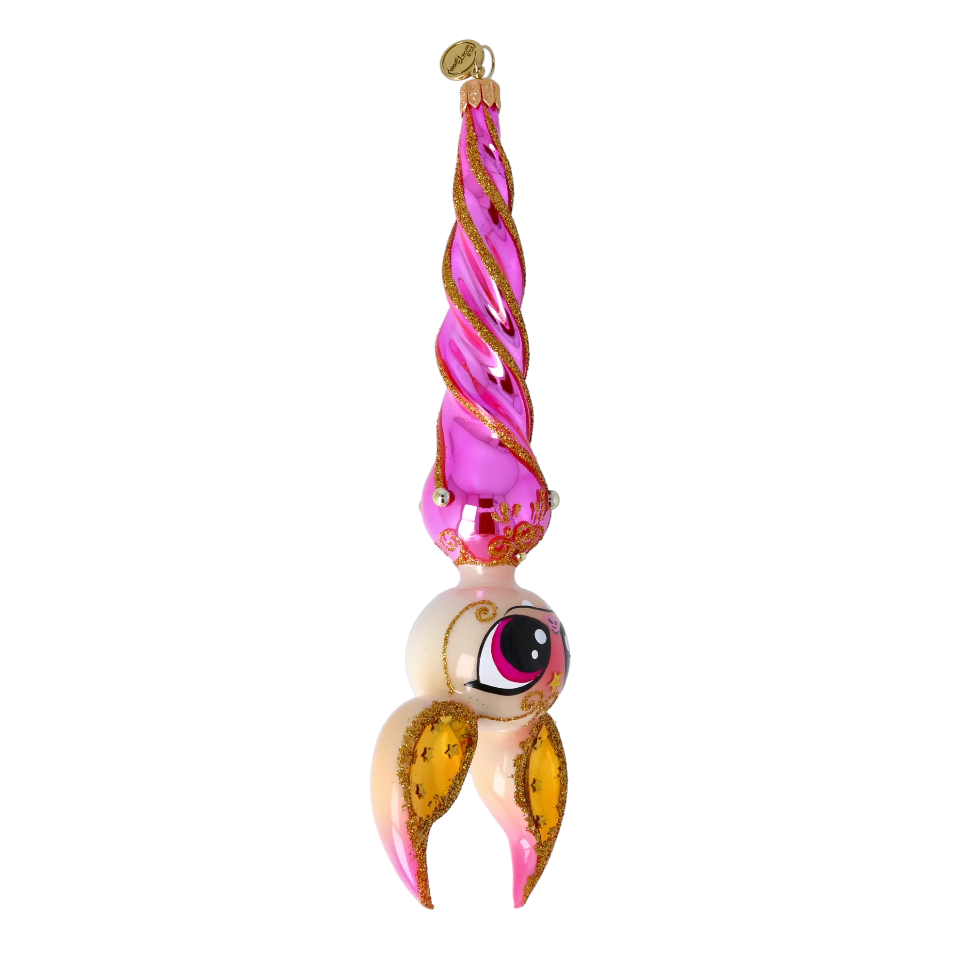 Baronessa Bat-Bat - Handmade Glass Christmas ornament free blowing 2024-226