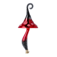 Load image into Gallery viewer, Enchanted Swirl Mushroom  Handmade Glass Christmas ornament 2024-231
