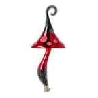 Nocturnal Sanguine Sprout | Hand-Painted Glass Ornament | Blubom 2024-231