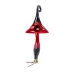 Nocturnal Sanguine Sprout | Hand-Painted Glass Ornament | Blubom 2024-231