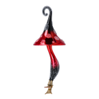 Nocturnal Sanguine Sprout | Hand-Painted Glass Ornament | Blubom 2024-231