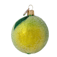 Załaduj obraz do przeglądarki galerii, Hand Painted Glass Ornament - Lime. Handmade Glass Christmas ornament. 2024-240
